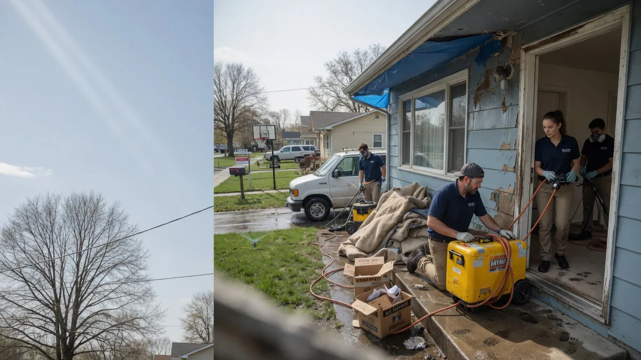 Basement Flood Cleanup in Herndon, KS near me